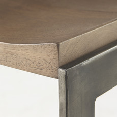 ALISTAIR COUNTER STOOL LIGHT WOOD AND METAL