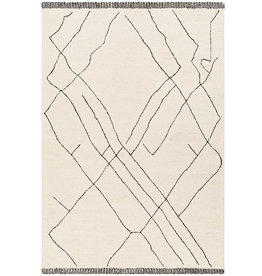 ARSENAL PATTERN 9'X12'4" CREAM BLACK