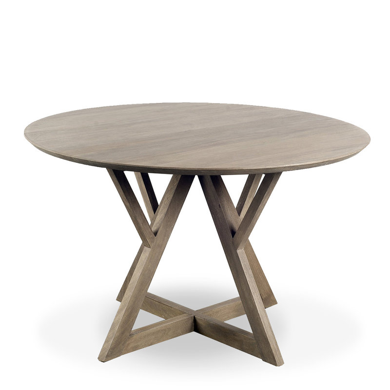 CAVALIER DINING TABLE ROUND NATURAL