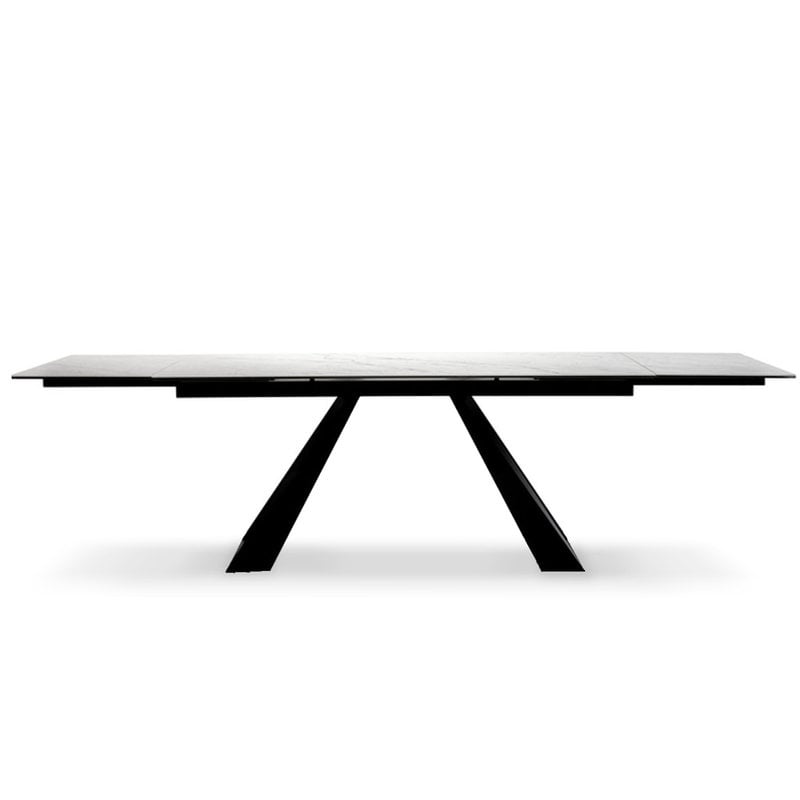 GUNNER CERAMIC CARRERA EXTENSION DINING TABLE 71" TO 111"