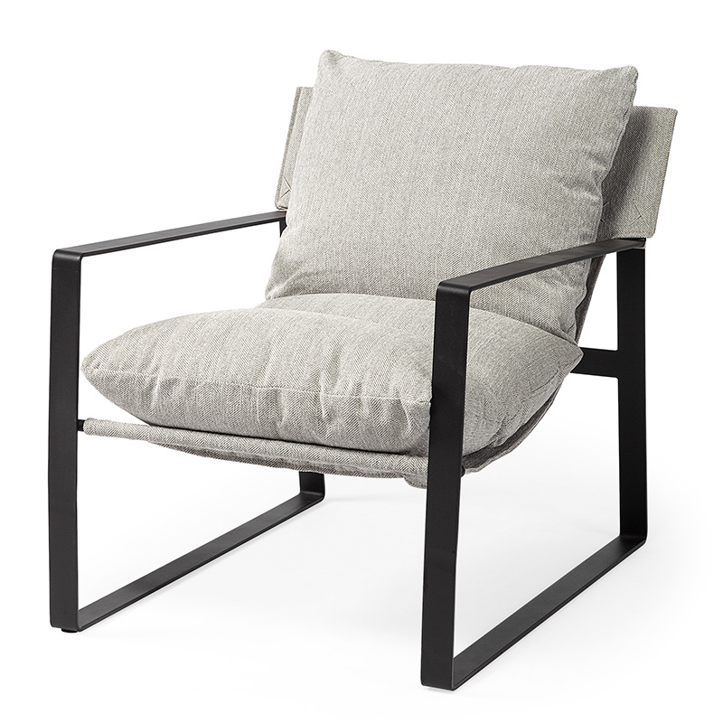 LIV CHAIR SLING LIGHT GREY Portside Interiors