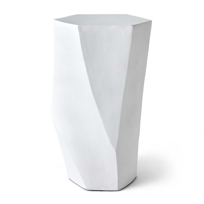 BARRAGE SIDE TABLE WHITE