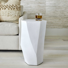 BARRAGE SIDE TABLE WHITE