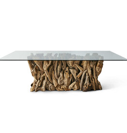 EMPRESS TEAK ROOT DINING TABLE