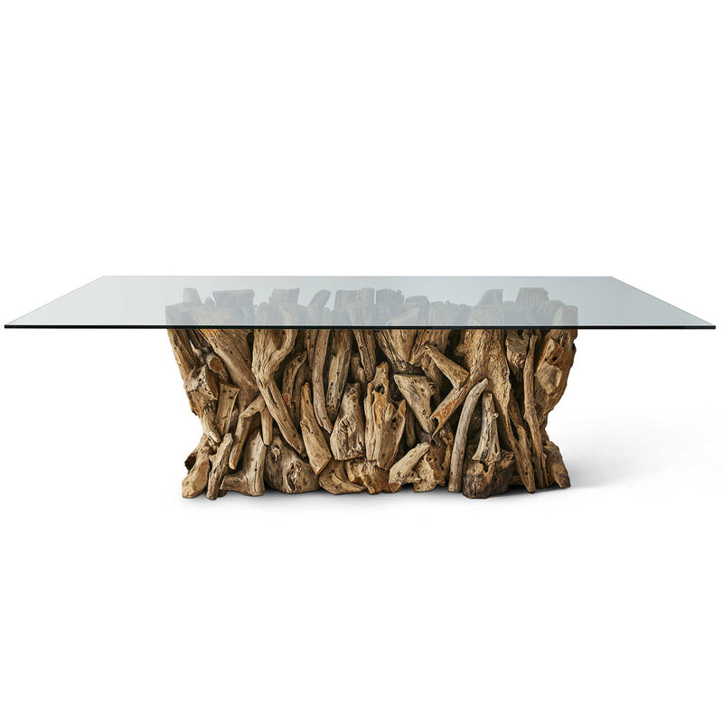 EMPRESS TEAK ROOT DINING TABLE