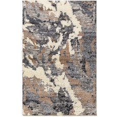 DECADENT 5' X 7'6" CHOCOLATE CHARCOAL TAUPE NATURAL