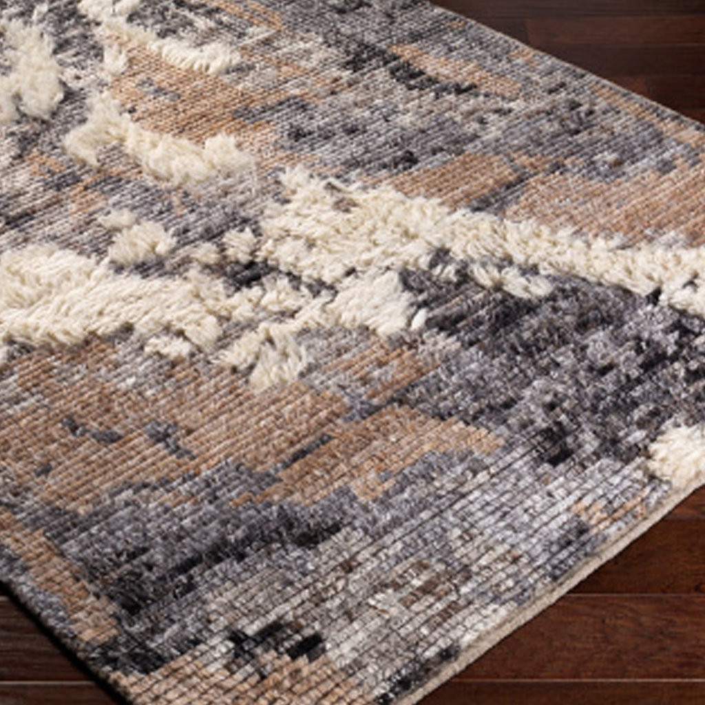 DECADENT 8'10" X 12' CHOCOLATE CHARCOAL TAUPE NATURAL