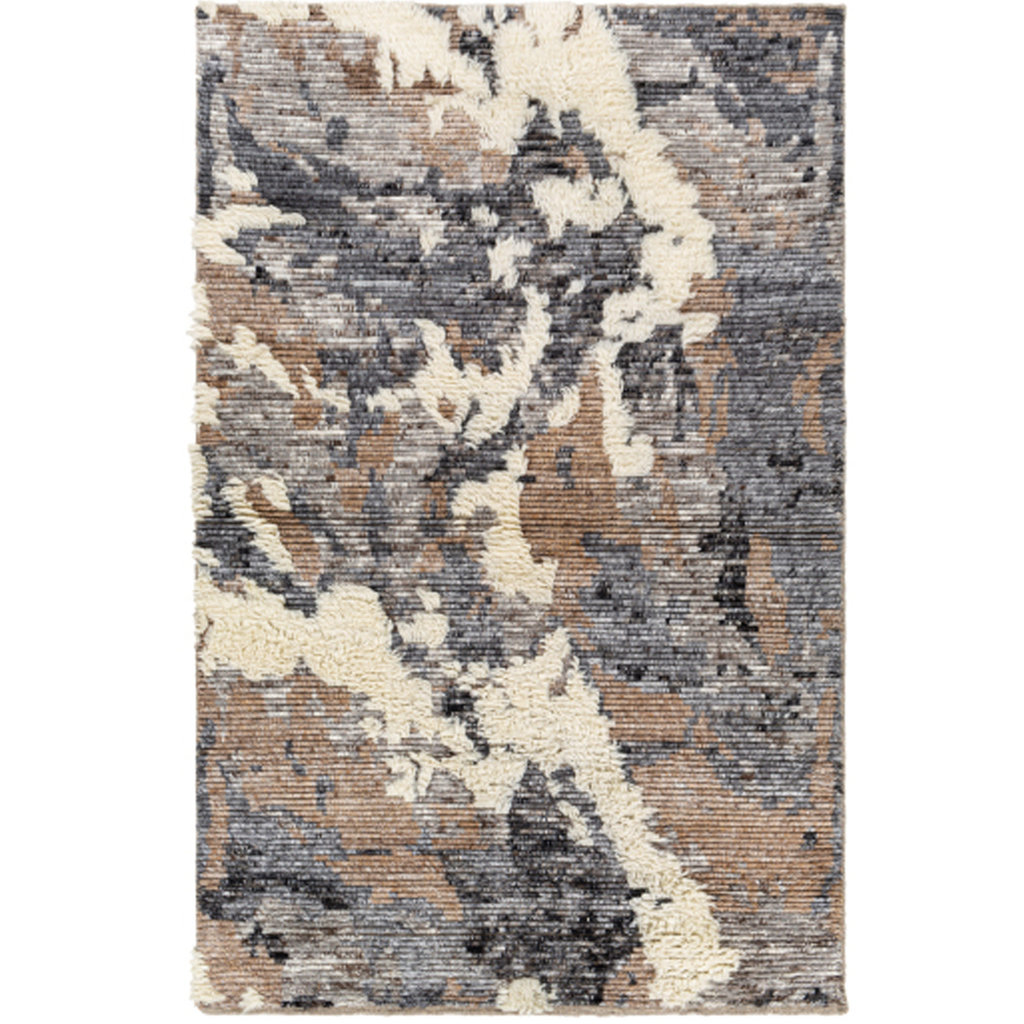 DECADENT 8'10" X 12' CHOCOLATE CHARCOAL TAUPE NATURAL