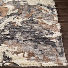 DECADENT 8'10" X 12' CHOCOLATE CHARCOAL TAUPE NATURAL