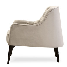 LOTTA CHAIR VELVET OYSTER