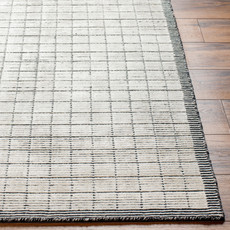 CARRE CLAY RUNNER 2'6" X 8' LIGHT GREYS BLACK