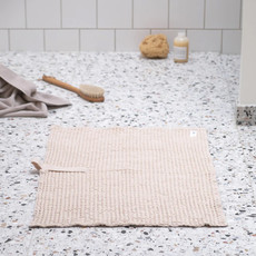 BIG WAFFLE BATH MAT STONE