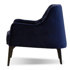 LOTTA CHAIR NAVY BLUE VELVET