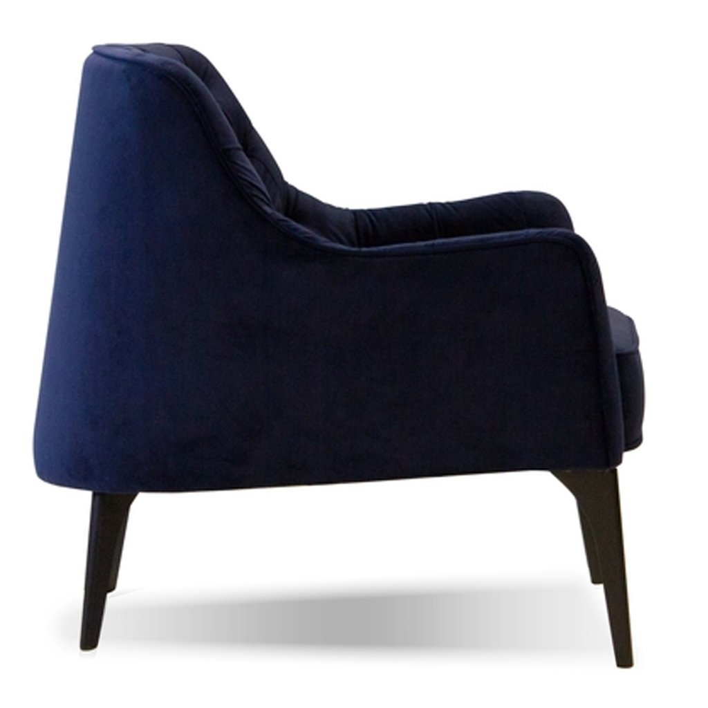 LOTTA CHAIR NAVY BLUE VELVET