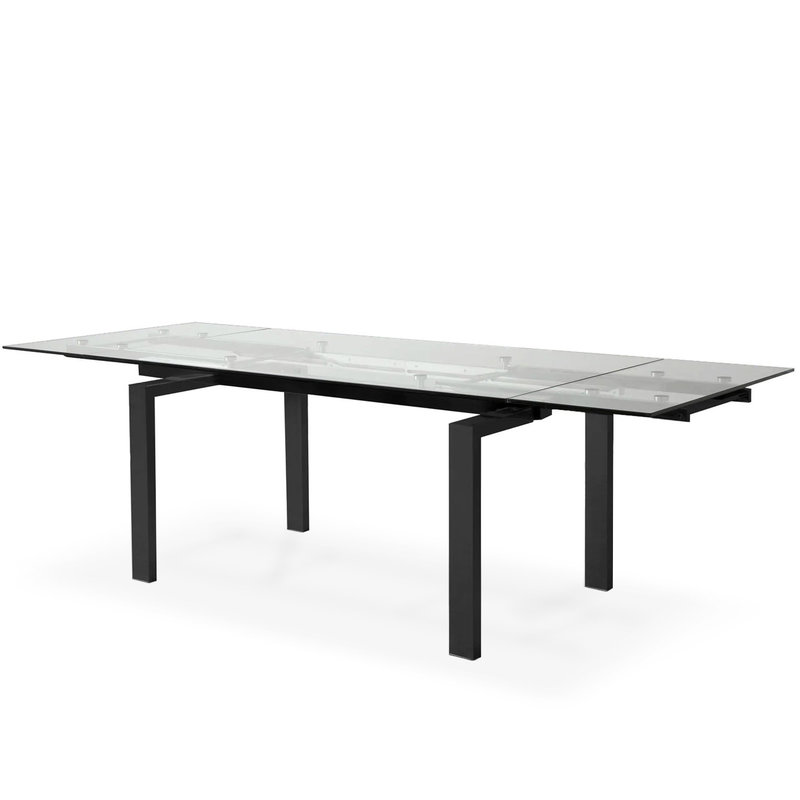 KARLSTAD EXTENSION TABLE BLACK 63" TO 93"