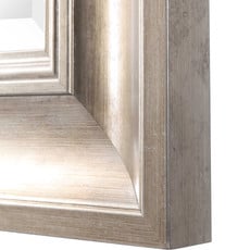 PALIA MIRROR WARM SILVER LEAF