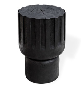 SAVINA ACCENT TABLE - TALL BLACK