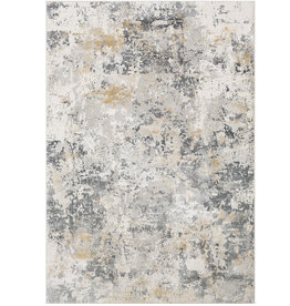 AISHA 5'3" X 7'3" GREY YELLOW TAUPE MODERN