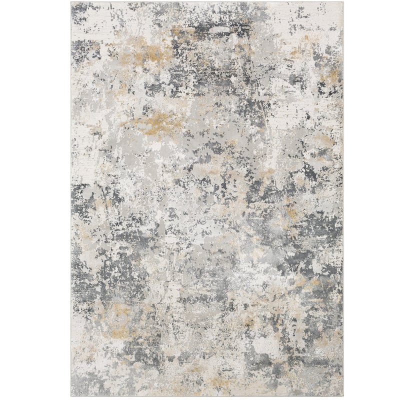 AISHA 5'3" X 7'3" GREY YELLOW TAUPE MODERN