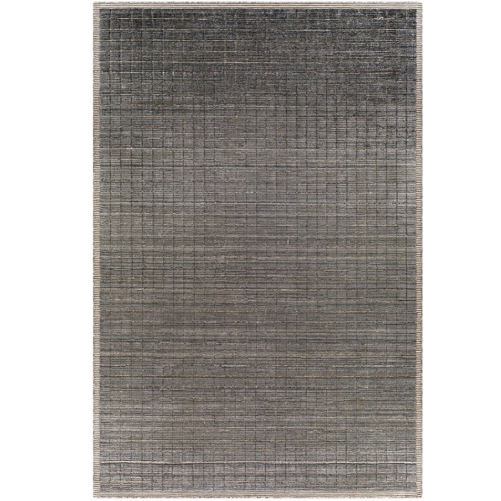 CARRE CLAY 6'X9' GREY TAN