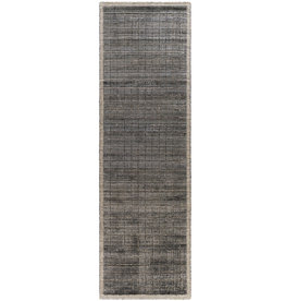 CARRE CLAY RUNNER 2'6" X 8' GREY TAN