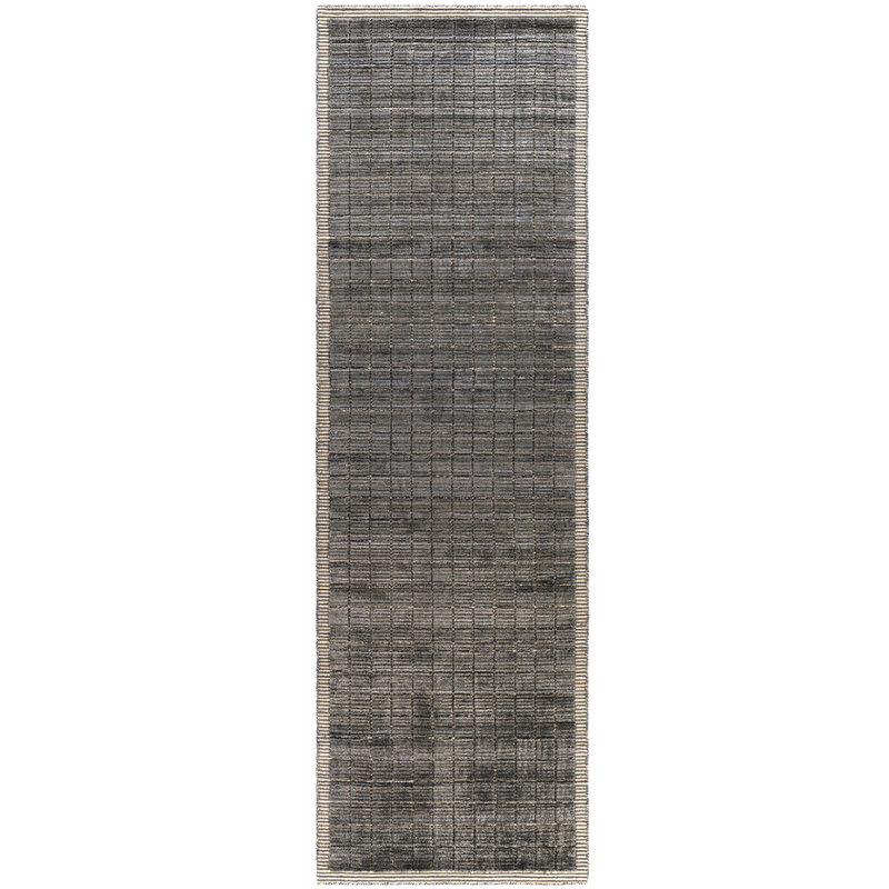CARRE CLAY RUNNER 2'6" X 8' GREY TAN