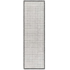 CARRE CLAY RUNNER 2'6" X 8' LIGHT GREYS BLACK