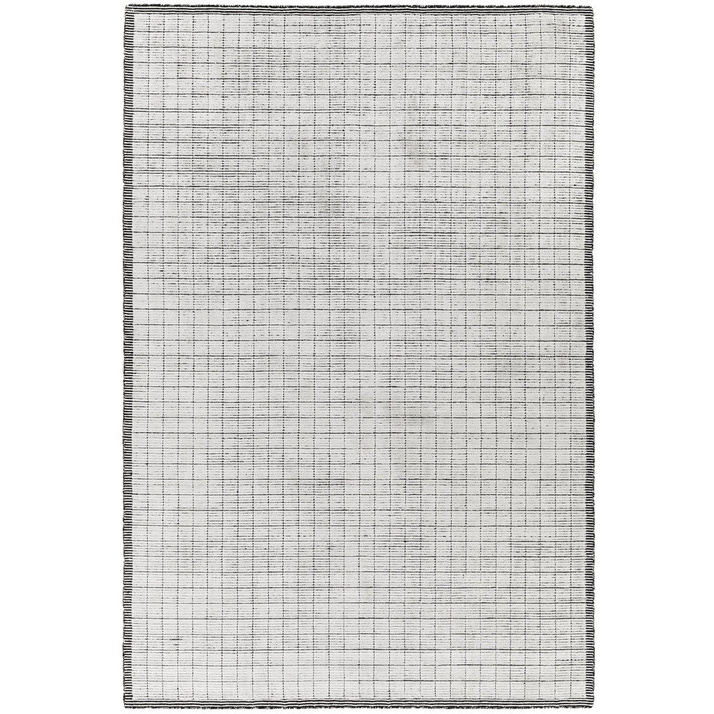 CARRE CLAY 8' X 10' LIGHT GREYS BLACK