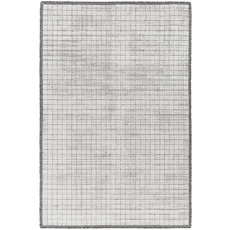 CARRE CLAY 8' X 10' LIGHT GREYS BLACK