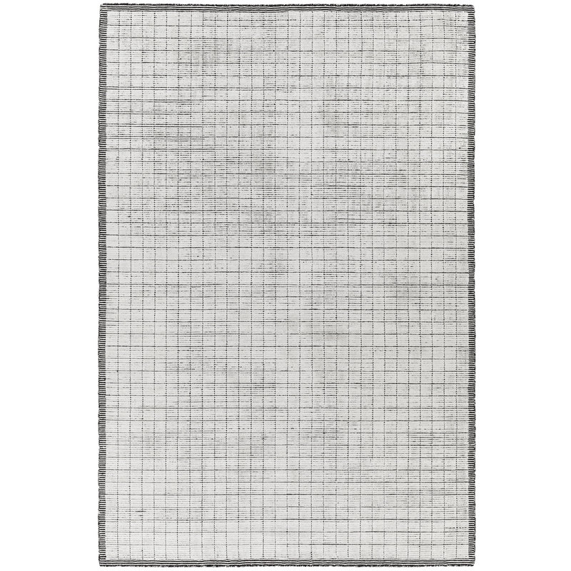 CARRE CLAY 10' X 14' LIGHT GREYS BLACK