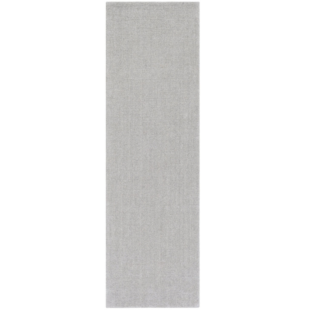 BARI RIBBED GREY RUNNER 2'6" X 8'