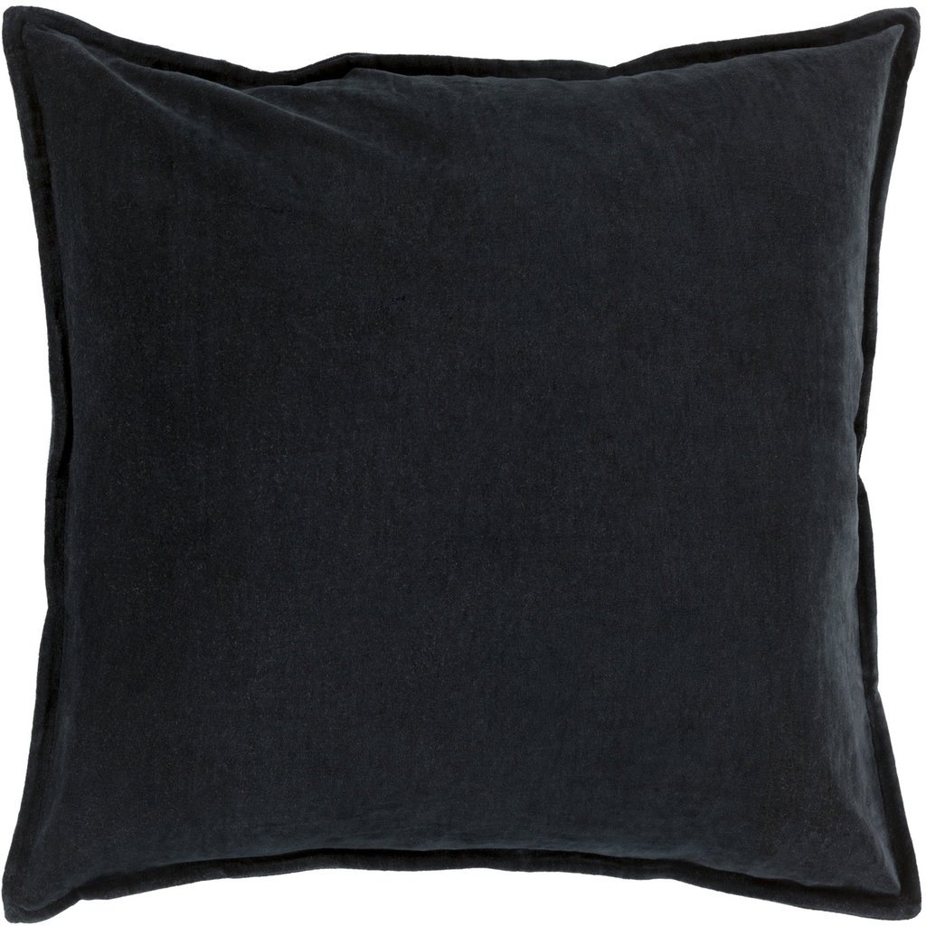 COTTON VELVET DOWN FILLED 22" BLACK