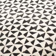 NAYA DOWN FILLED PILLOW 22" BLACK AND NATURAL