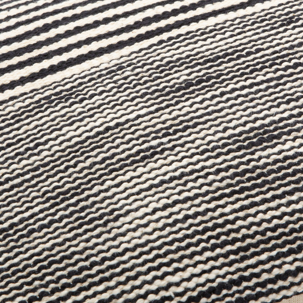 CHRISTOPHER DOWN FILLED PILLOW 22" BLACK AND WHITE