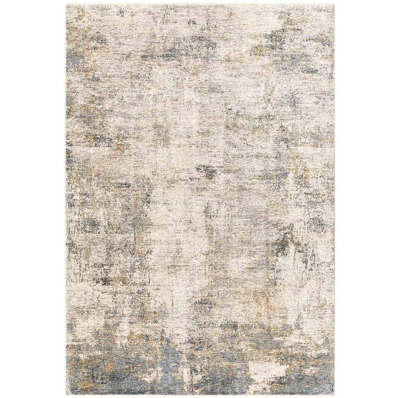 CARDIFF IMPRESSION 7'10" X 10'3" GREYS BLUE CAMEL WHEAT