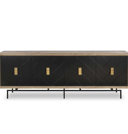 MANGAN 4 DOOR SIDEBOARD BLACK