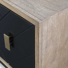 MANGAN 4 DOOR SIDEBOARD BLACK