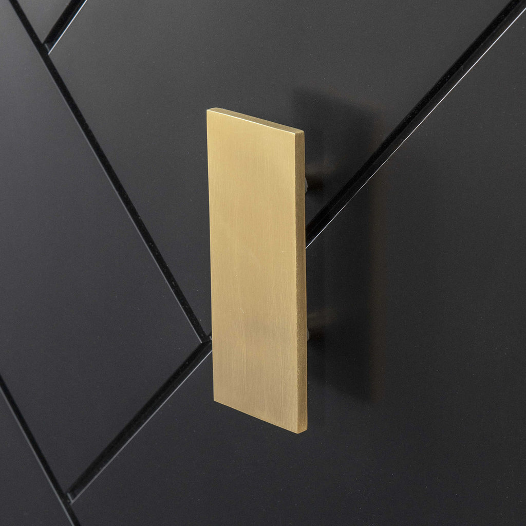 MANGAN 4 DOOR SIDEBOARD BLACK