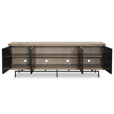 MANGAN 4 DOOR SIDEBOARD BLACK