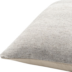 BONNE DOWN FILLED PILLOW 22"D GREY SAND