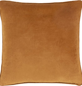 SAFFLOWER DOWN FILLED PILLOW 22" COGNAC