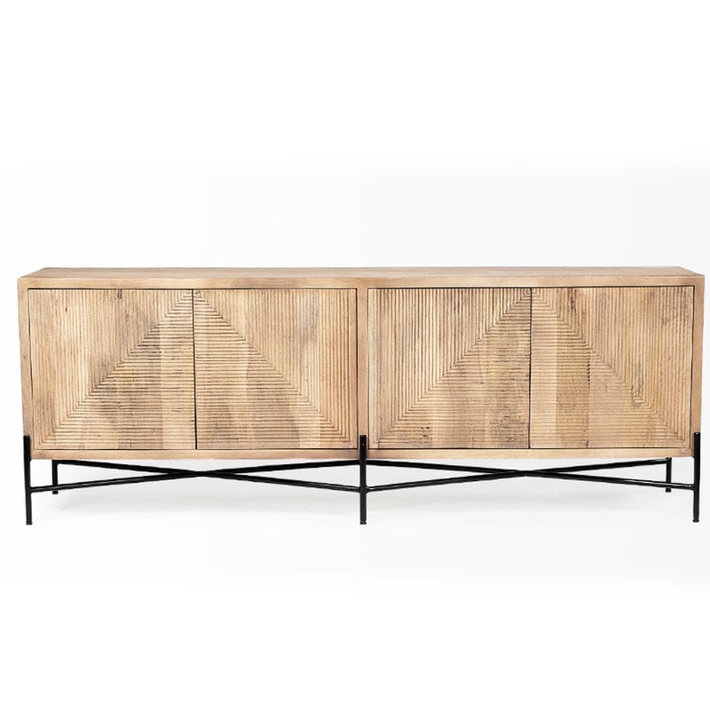 JUSTICE SIDEBOARD WOOD NATURAL