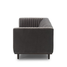 TERRENCE SOFA VELVET CHARCOAL