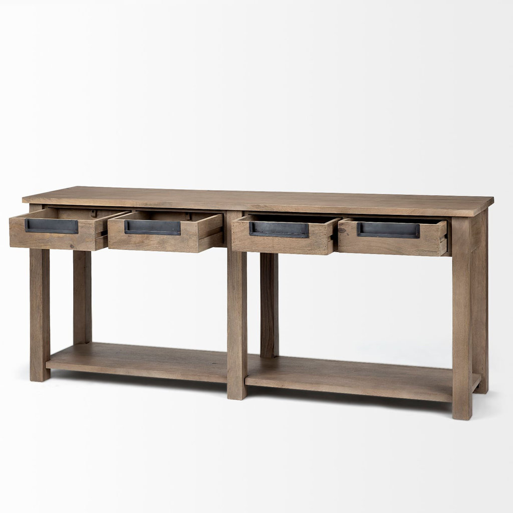 CONNECTICUT 4 DRAWER CONSOLE
