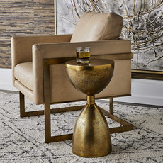 HOURGLASS SIDE TABLE