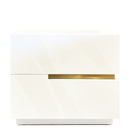 LILLIAN NIGHTSTAND WHITE AND GOLD RIGHT