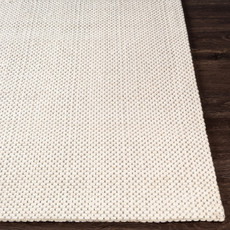 COLARADO 5' X 7'6" WHITE SAND WITH BLACK STITCH