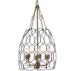 HALSTEAD 6 LIGHT CHANDELIER