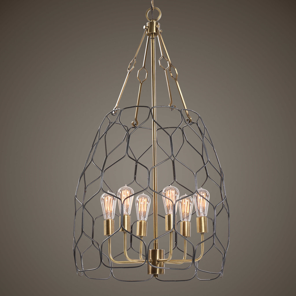 HALSTEAD 6 LIGHT CHANDELIER