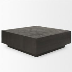 DUBOIS COFFEE TABLE SQUARE DARK BROWN